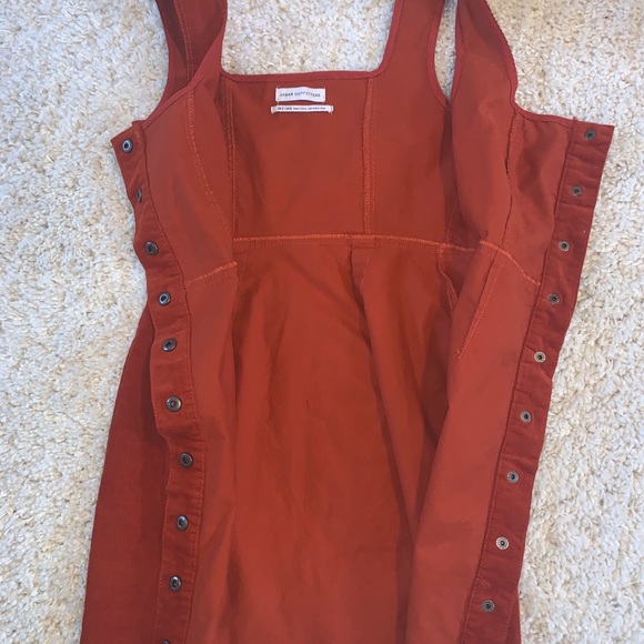 Urban orange fall dress - Picture 2 of 2